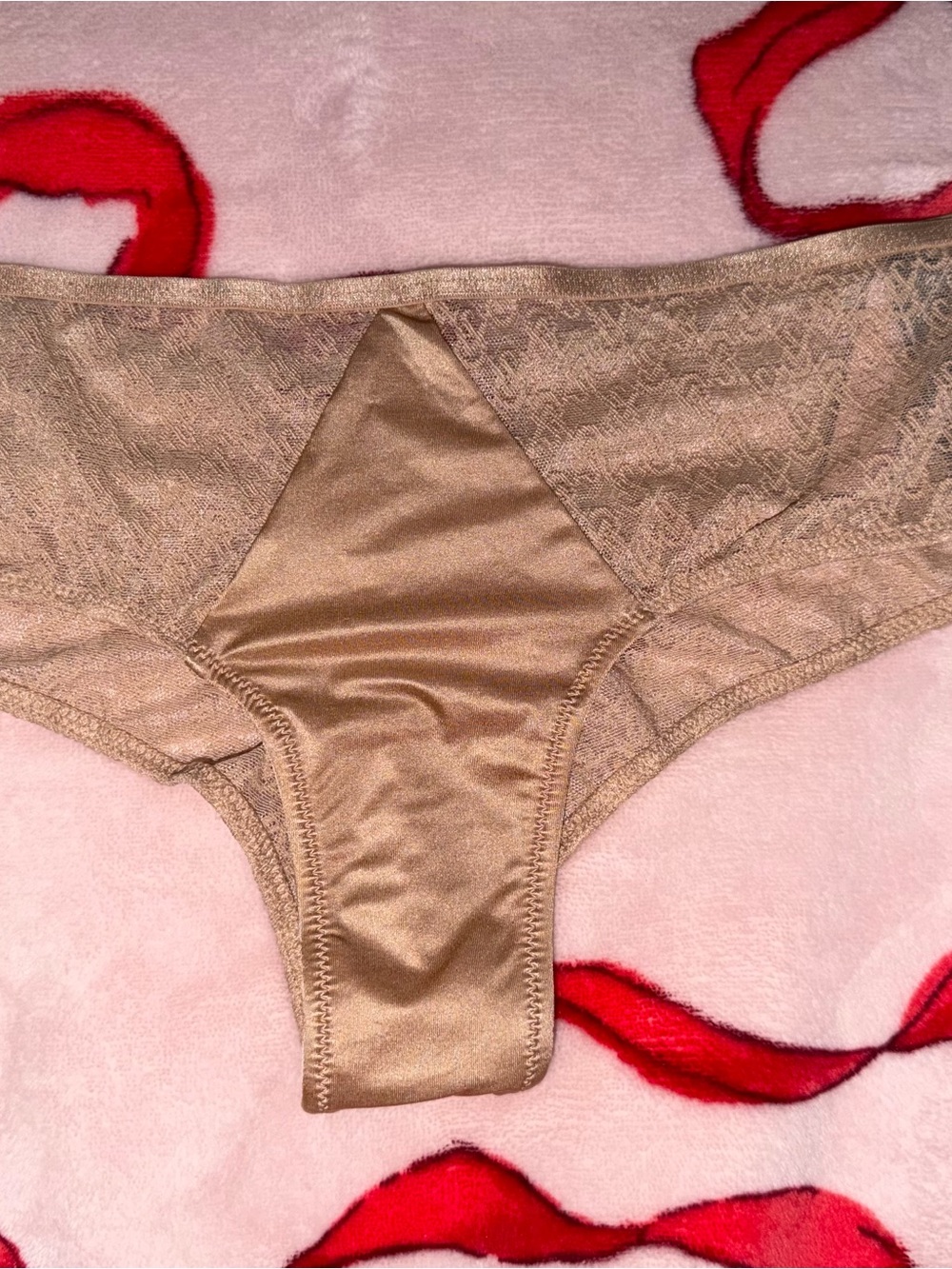 Women's Smooth Lace cheeky Panty - Nude
